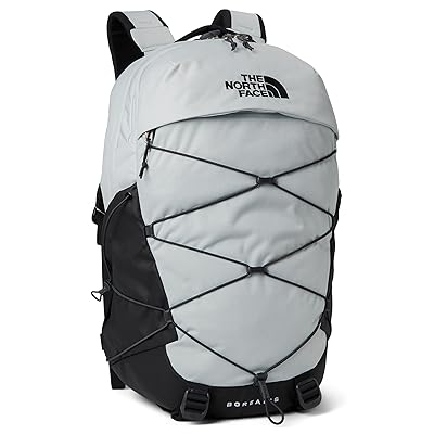 The North Face Borealis Day Pack Bags Tin Grey Dark Heather/Asphalt Grey/TNF Black NPF, Mesh