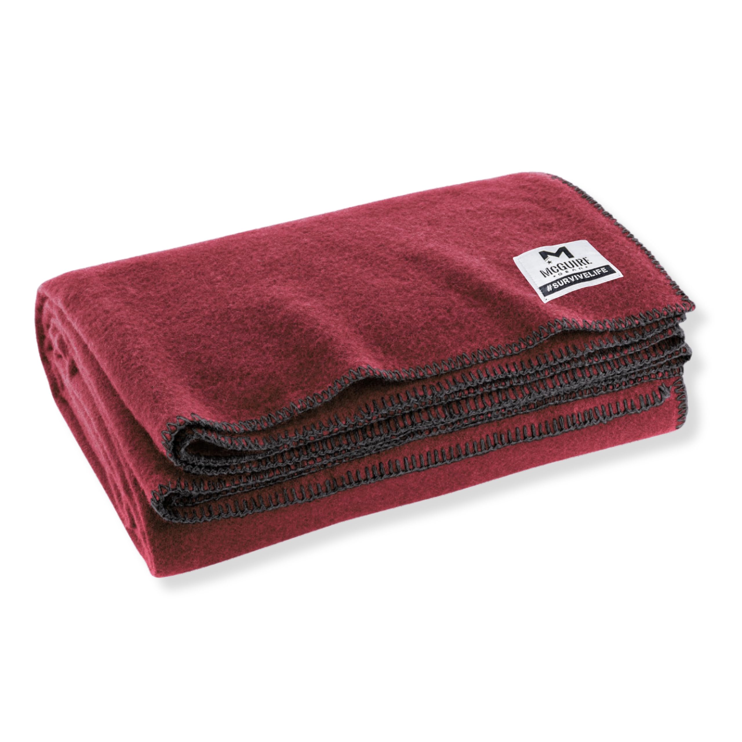 Amazon.com: M MCGUIRE GEAR Heavy Duty Wool Blanket, Survival