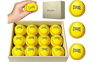 Soft Foam Balls for Kids: Practice Perfection with 12 Pack of Safety Baseballs