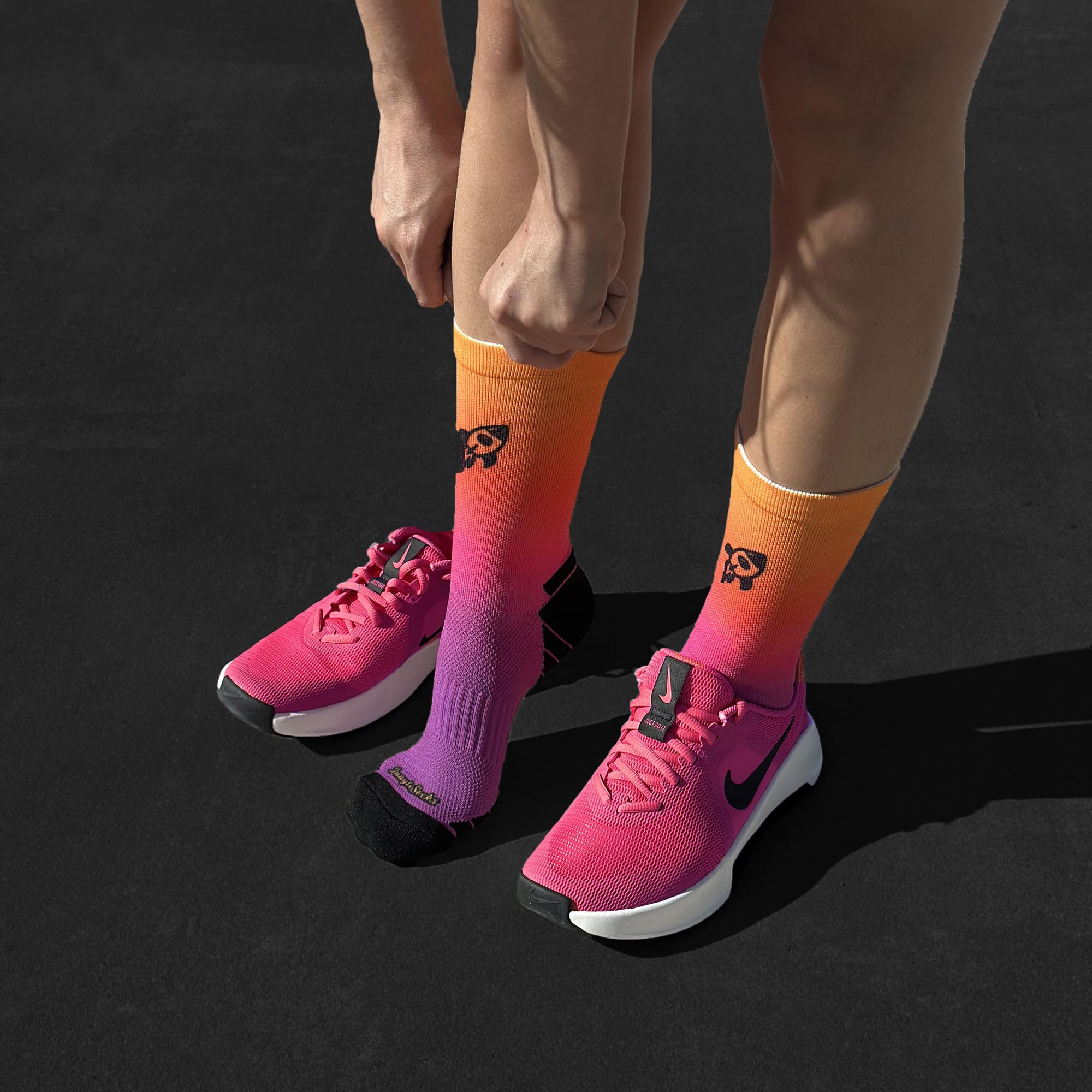 Jungle Socks Running Series - Pack de 3 Chaussettes Haute Performance pour Running, Respirantes, Compressives et Renforcées.