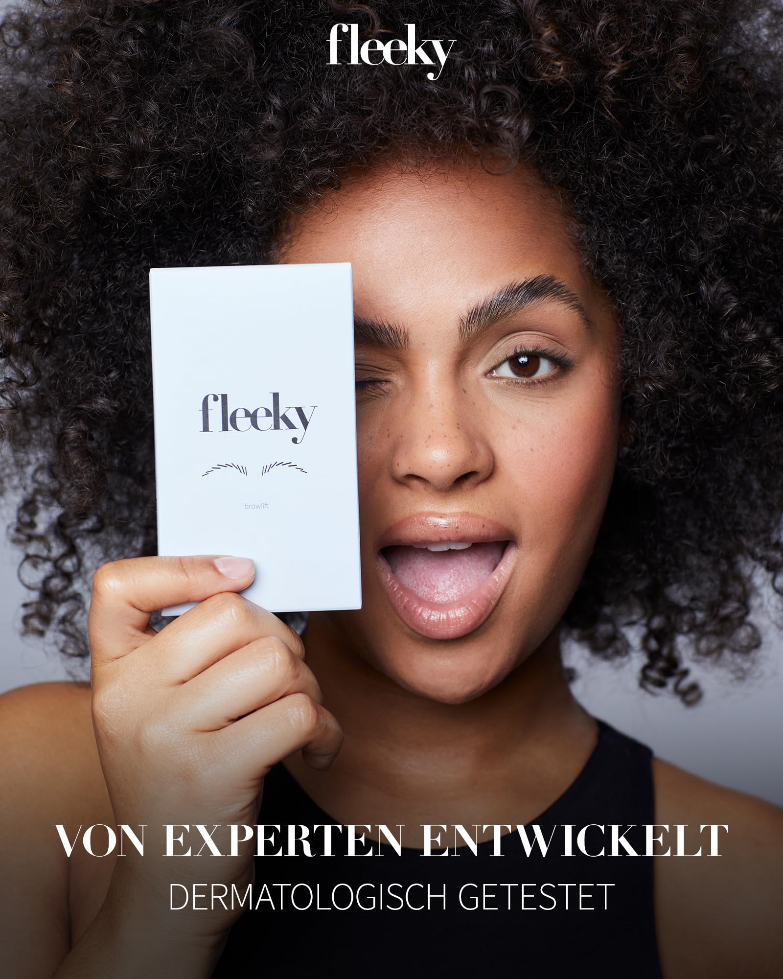 Fleeky Augenbrauen Lifting Set - DIY Brow Lifting Set - Voluminöse & Definierte Augenbrauen - Schonend & Einfach - hält bis zu 4-6 Wochen - Made in EU