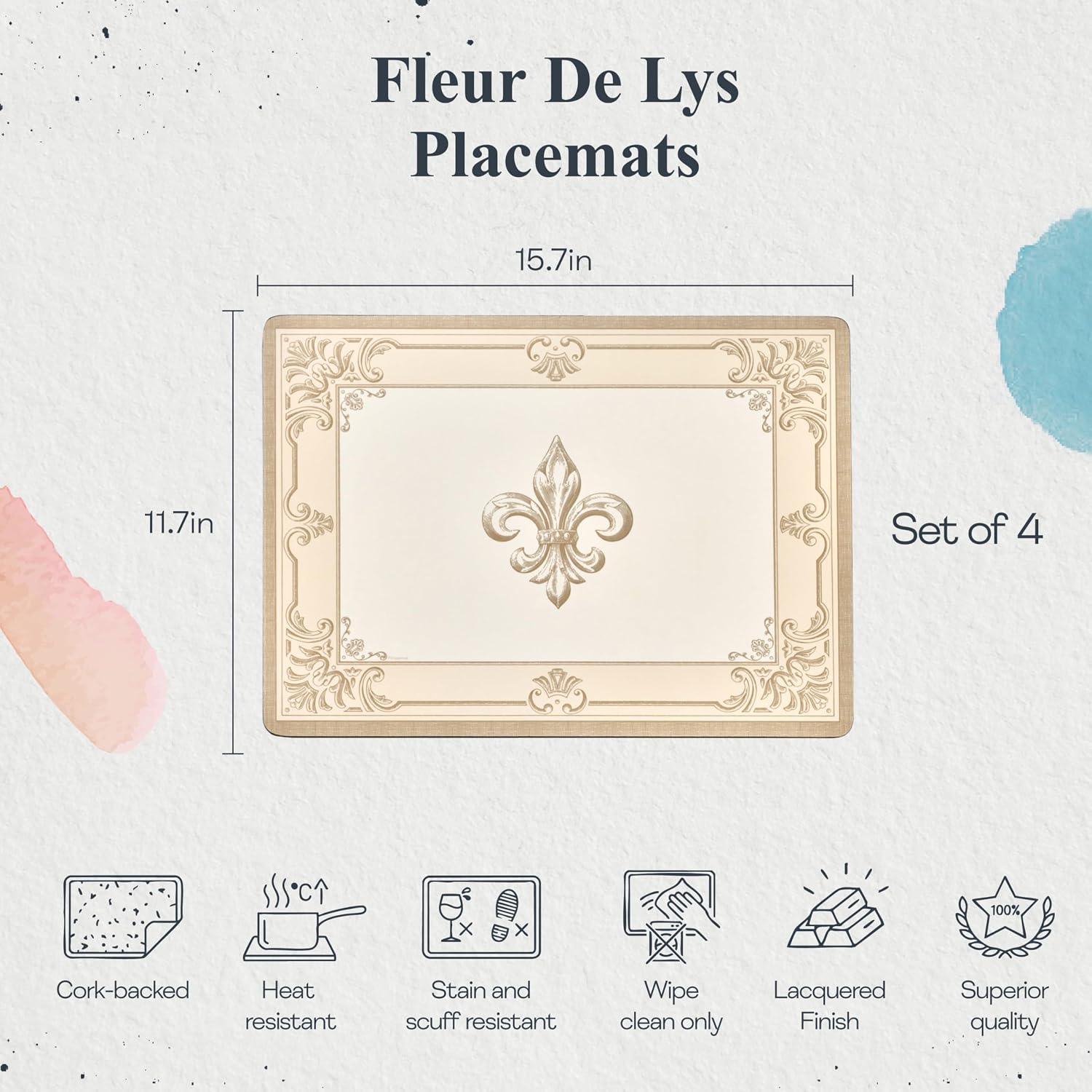 Pimpernel Placemats, Multicolor