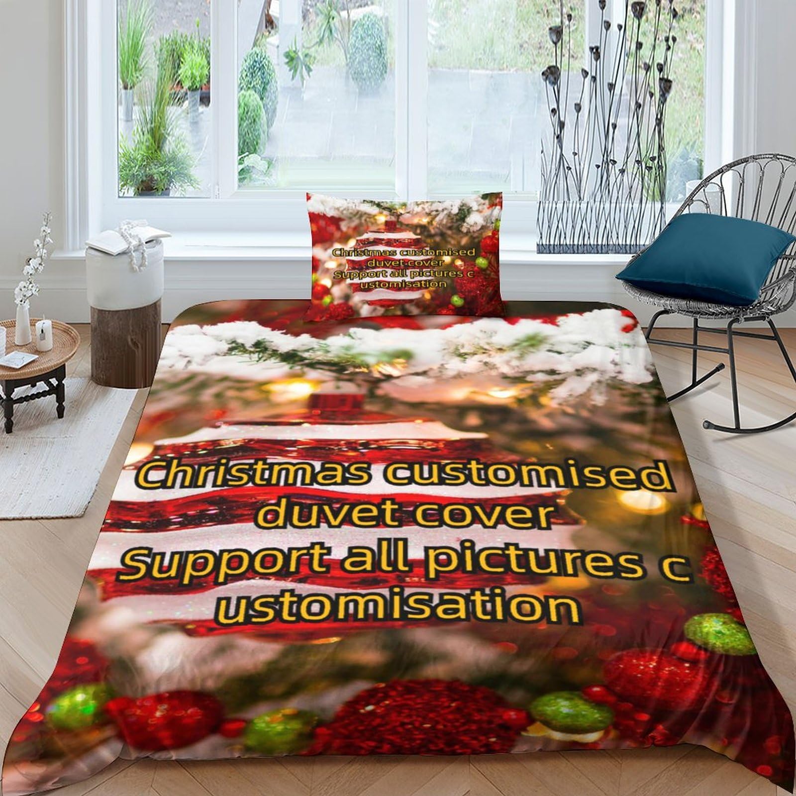 Housse de couette personnalisable hypoallergénique microfibre Premium