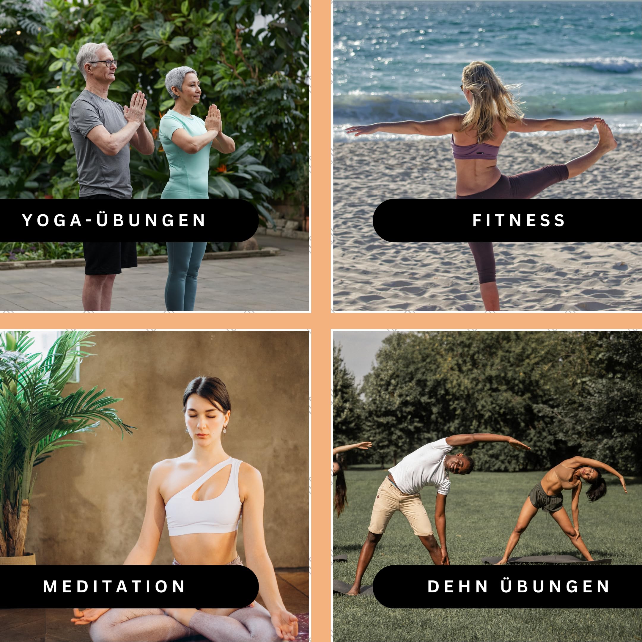 Tappeto Pilates Spesso Tappetino Yoga Multiuso, Antistrappo, Ad Alta Densità Da 6,35 Mm, Con Tracolla, Disponibile In Piu Colori 91670918 Tappetino Palestra 2 Cm