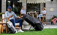 Vista 7 de Sun Mountain ClubGlider Meridian Bolsa de Viaje de Golf - Sistema de Rodamiento de 4 Ruedas, Patas Extensibles y Retráctiles para Transporte Fácil