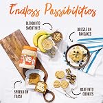 PBfit Peanut Butter Powder - 87% Less Fat, 4g of Protein, Gluten Free Natural Nut Butter Spread - Powdered Peanut Butter from Real Roasted and Pressed Peanuts 850g (30 oz)