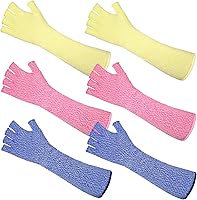 Vista 10 de JenPen 3 Pairs Protective Arm Sleeves Arm Protectors for Thin Skin and Bruising Cut Resistant Sleeve Level 5 Burn Protection