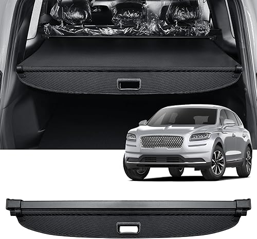 AUXKO - Cubierta de carga retráctil para Lincoln MKX 2018-2016, cubierta de equipaje de maletero con protección de sombra para Lincoln Nautilus Para