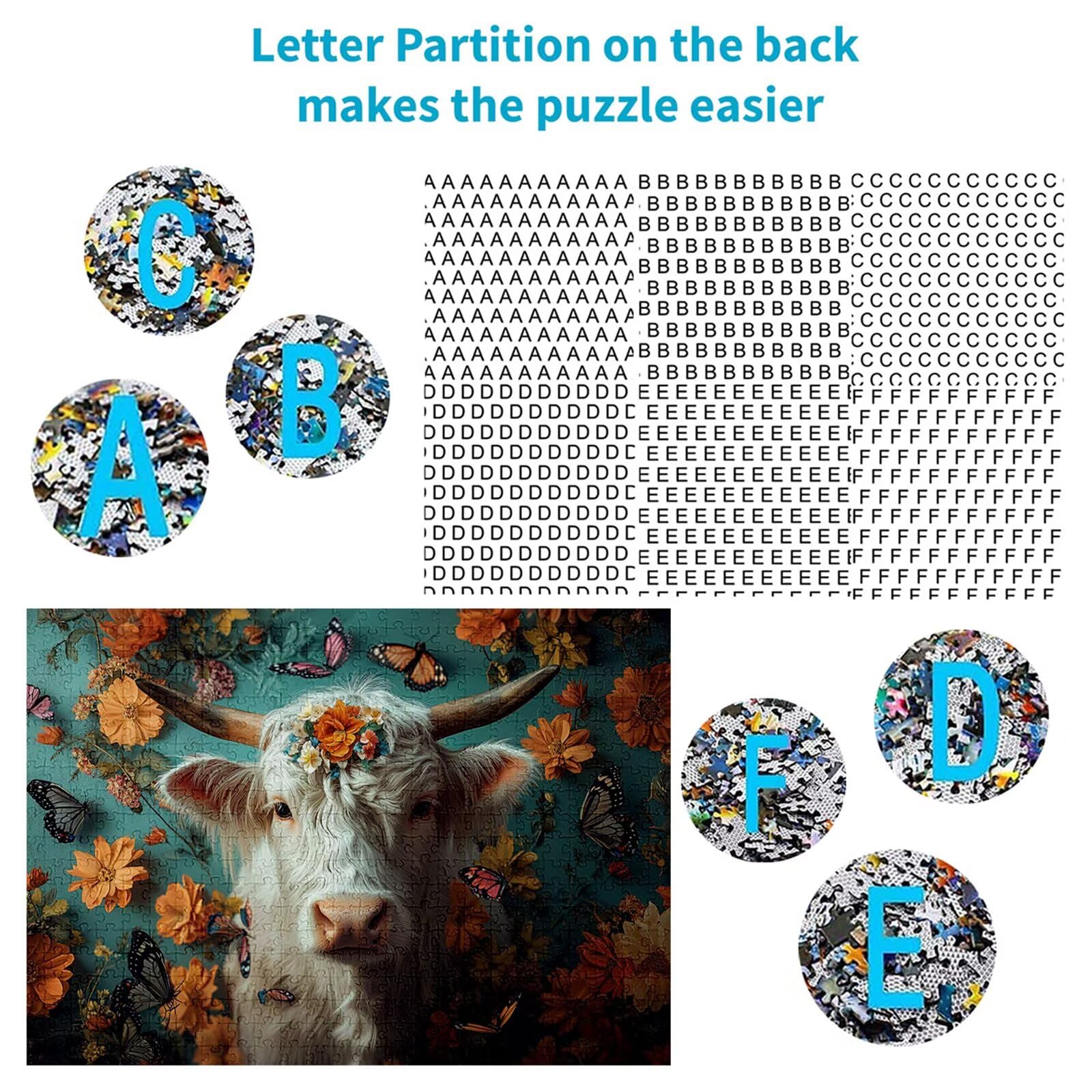 Puzzle 2000 elementów wołowina dorosły motyl 100 x 70 cm unikalne rzemiosło klasyczne 3D drewniana układanka do rodzinnych gier biznesowych, układanka zrób to sam do dekoracji ścian domu, prezenty C