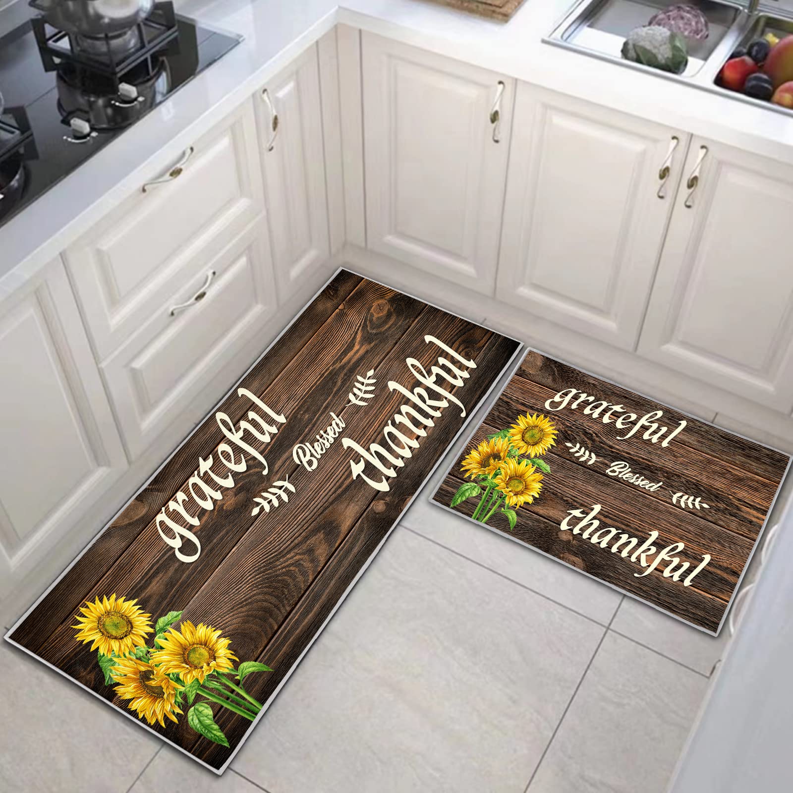 Tapis de cuisine antidérapants lavables pour éviter les glissades