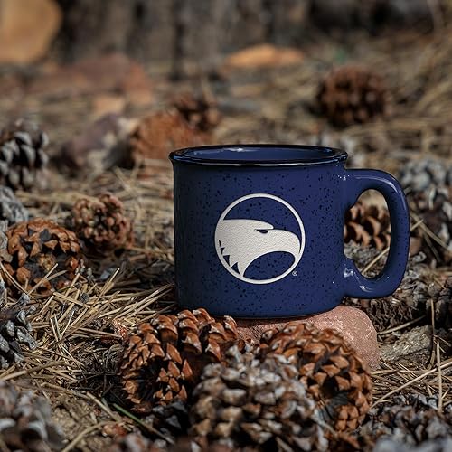 Miniatura 254 de Rico Industries NCAA Utah Utes - Taza de café personalizada de 12 onzas con logotipo grabado con láser profundo, taza de cerámica para acampar con