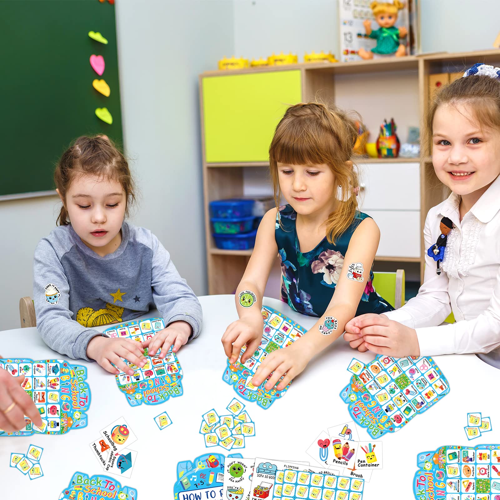 Snapklik.com : Back To School Bingo Games For Family Kids Party Games ...