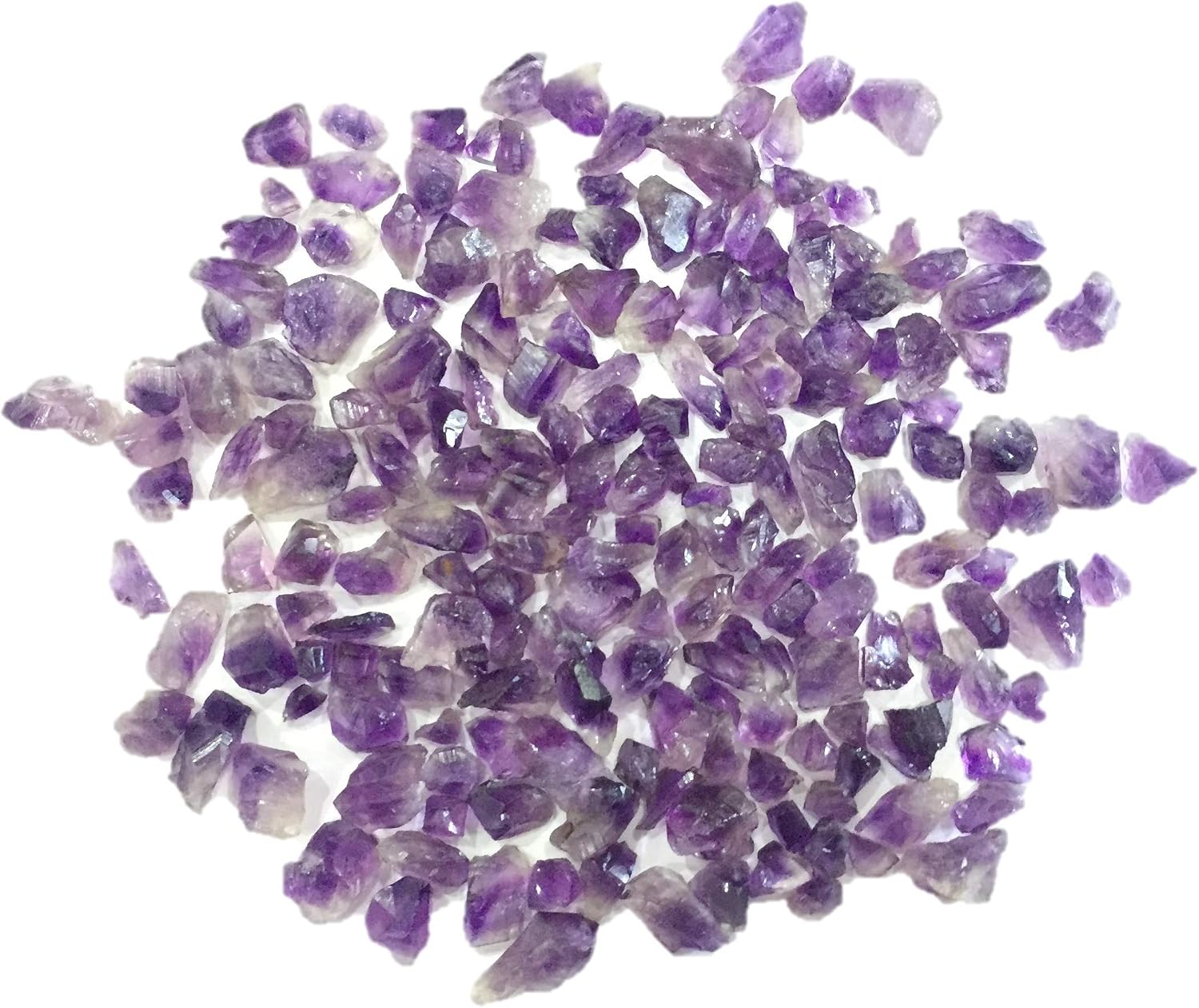 5 lb Amethyst High Grade Rough from Brazil - 'AA' Grade Semi Point - Raw Natural Crystals for Lapidary, Tumbling, & Reiki Crystal Healing *Wholesale Lot*