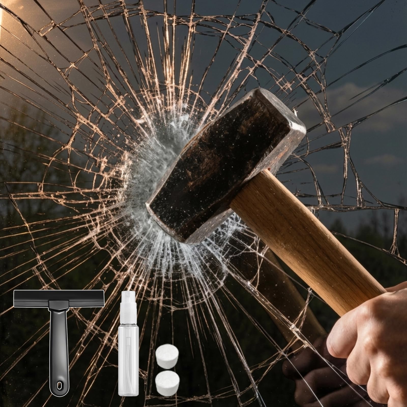 Qualsen Safety Glass Film Premium 4 Mil Glass Window Film Security for Enhanced Safety Adhesive Anti Shatter Blackout Window Films for Supermarket, Display Protect, Home, Office 60x200cm