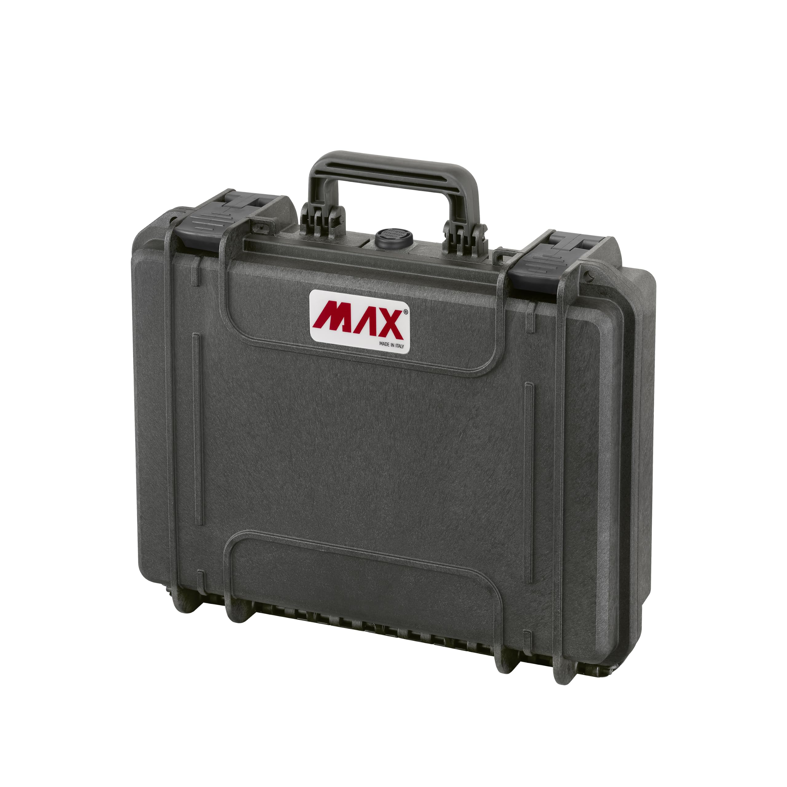 MAX Cases - MAX380H115S, Maleta hermética con espuma pre-cortada a cubetas, dimensiones internas 380 x 270 x 115 mm