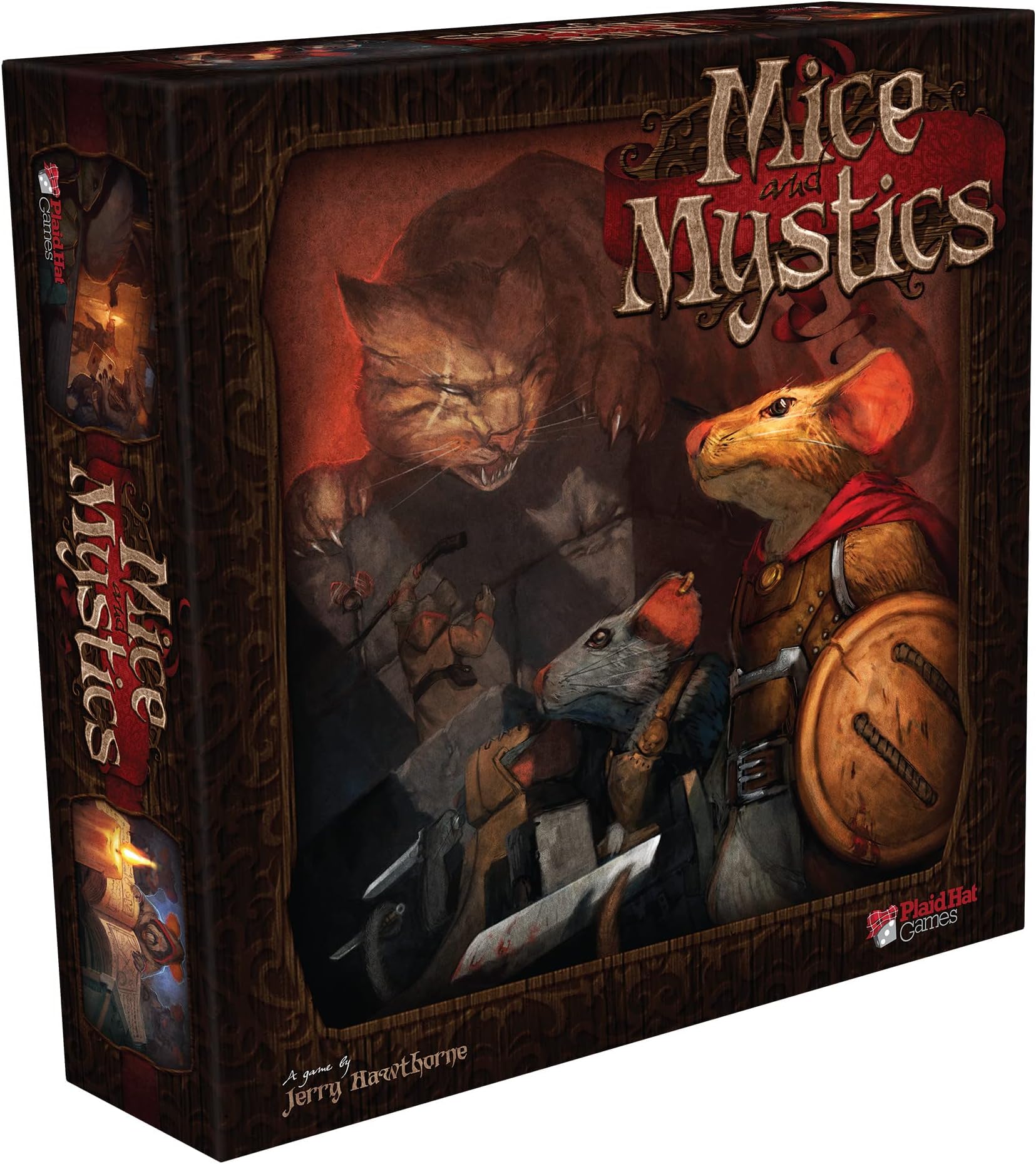 Plaid Hat Games Mice and Mystics Board Game, Red