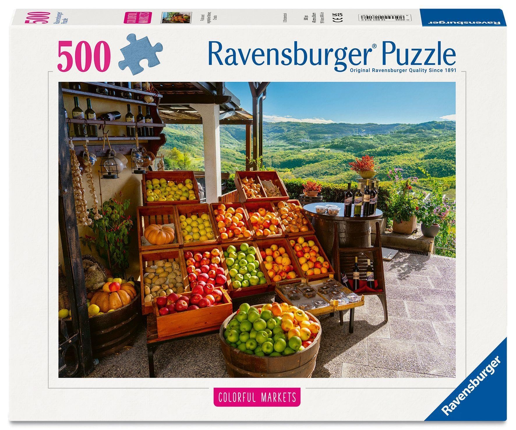 Fruit Market, Croatia 500 Piece Puzzle for Adults