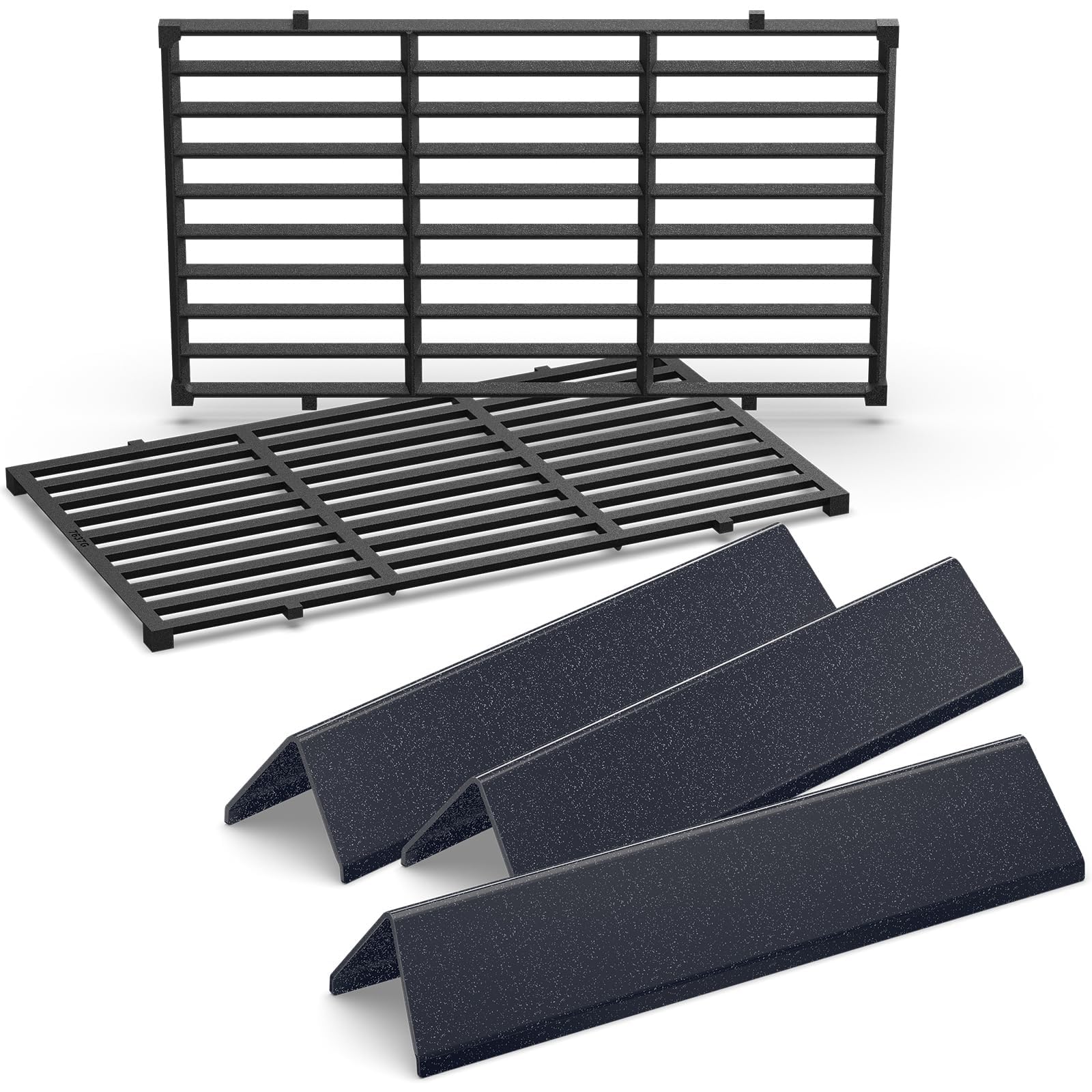 Photo 1 of ***FACTORY SEALED - OPENED FOR INSPECTION***QuliMetal 7637 7635 Grill Replacements for Weber Spirit E210, E220, S210, S215, Spirit 200 & GS4 Spirit II E210, Spirit II E220 Series with Front-Mounted Control, 15.3" Flavorizer Bars & 17.5" Grates
