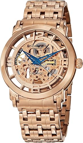 Stuhrling Original 165A2.334414 Winchester Reserve Reloj automático Rosetone para hombre