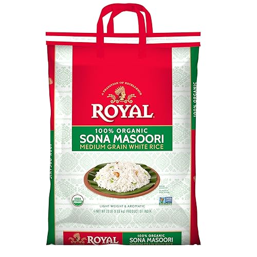 Arroz largo orgánico indio de Royal, 20libras