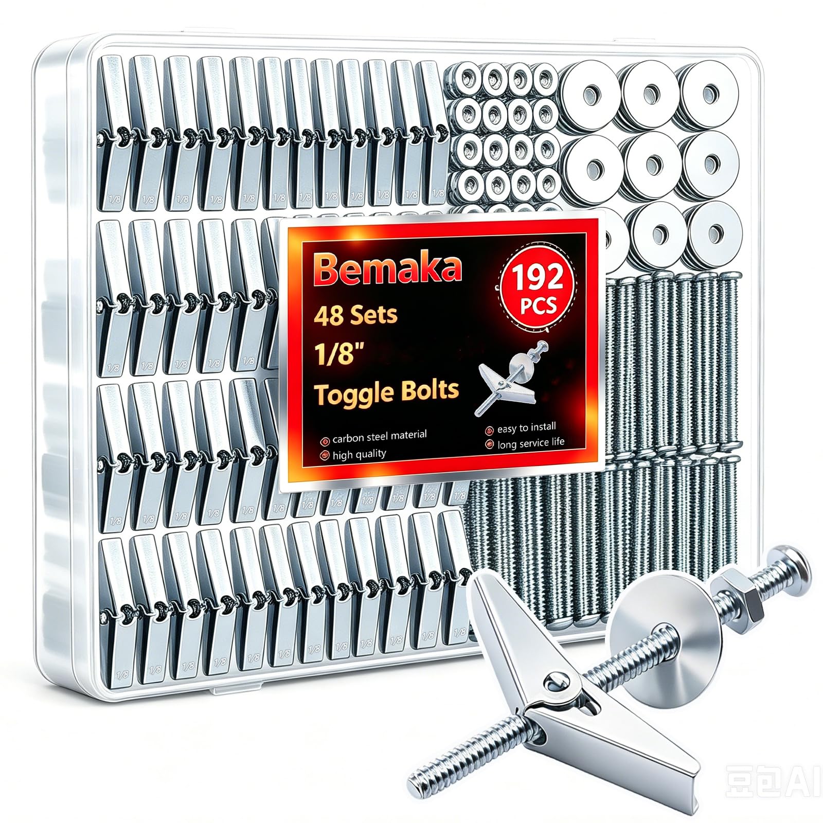 Drywall Anchors & Screws - Heavy Duty Toggle Bolts -10