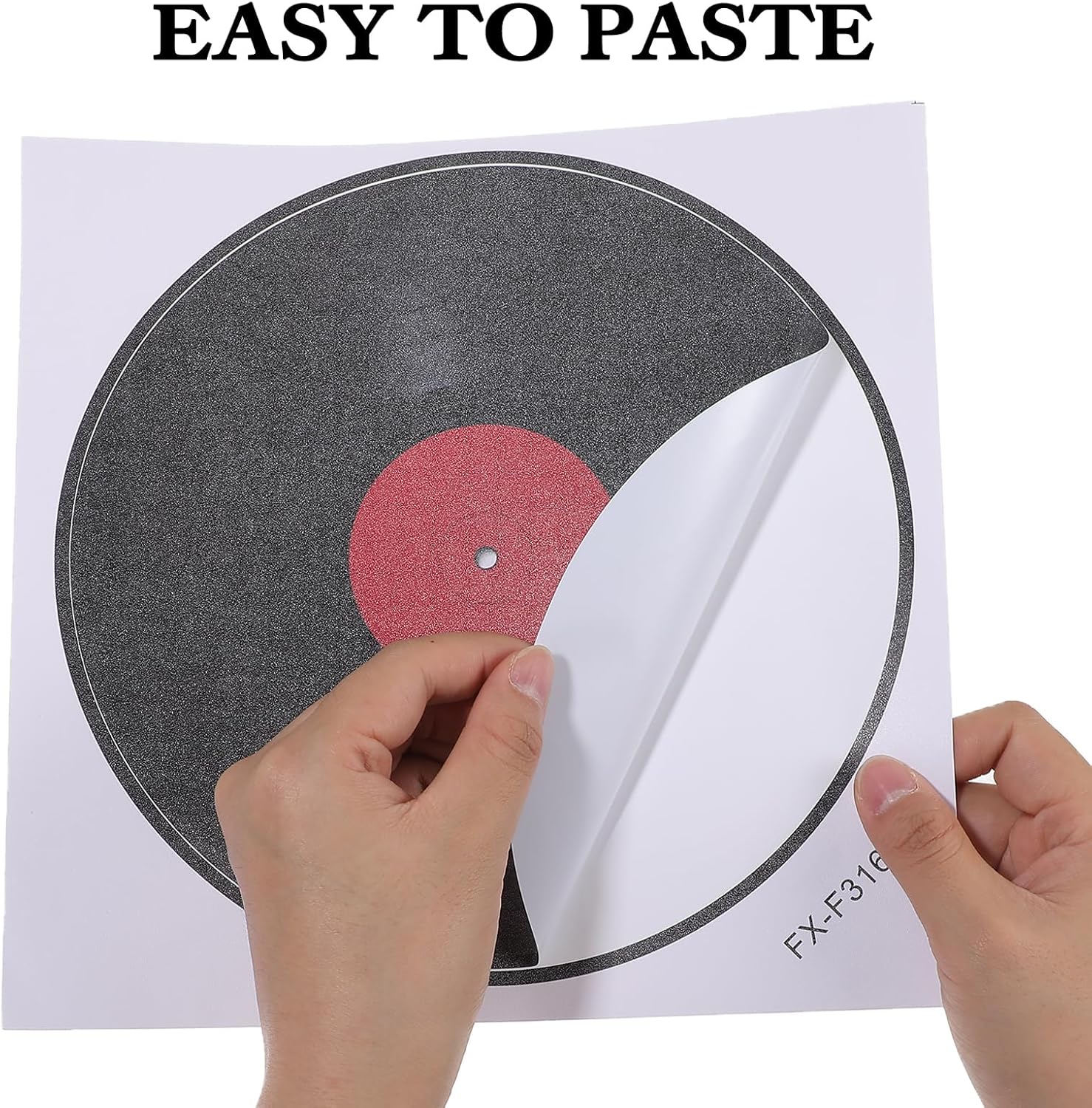 Piriuuo 8 Pcs Records Wall Decor, Vinyl Records Decor Decorative Vinyl Record Decor 9'' Vinyl Record Wall Decor Vinyl Record Stickers Fake Vinyl Records Decals for Home Wall Music Party Decoration