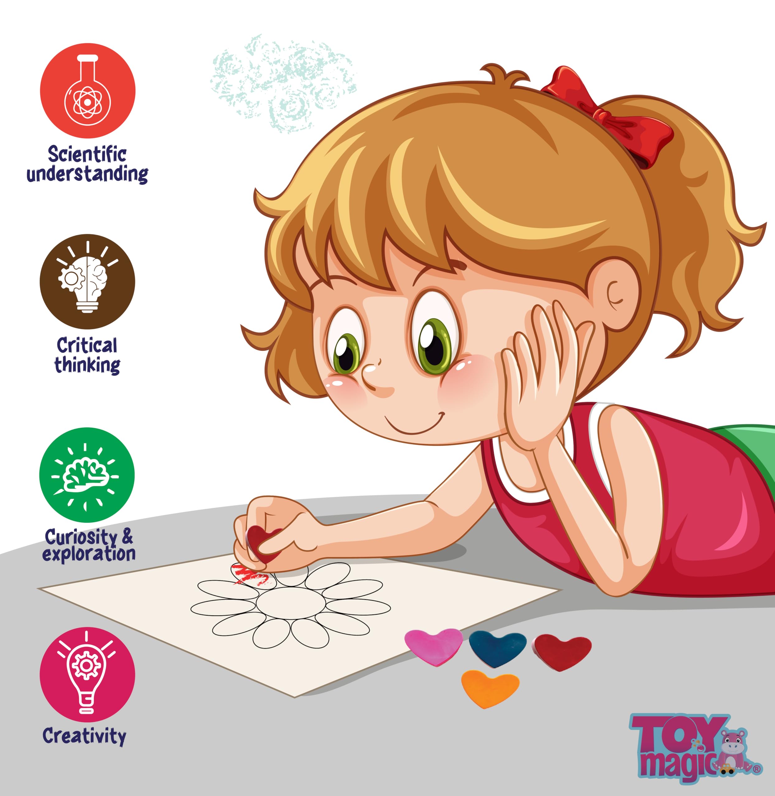 ToyMagic My Crayon Making Lab Science Kit for Boys and Girls Ages 8-10-12-14|Stem Toy for Kids|Make Your Own Crayons for Kids Age 8+ Fun Shapes Toy for Boys & Girls|Made in India, Multicolor 1