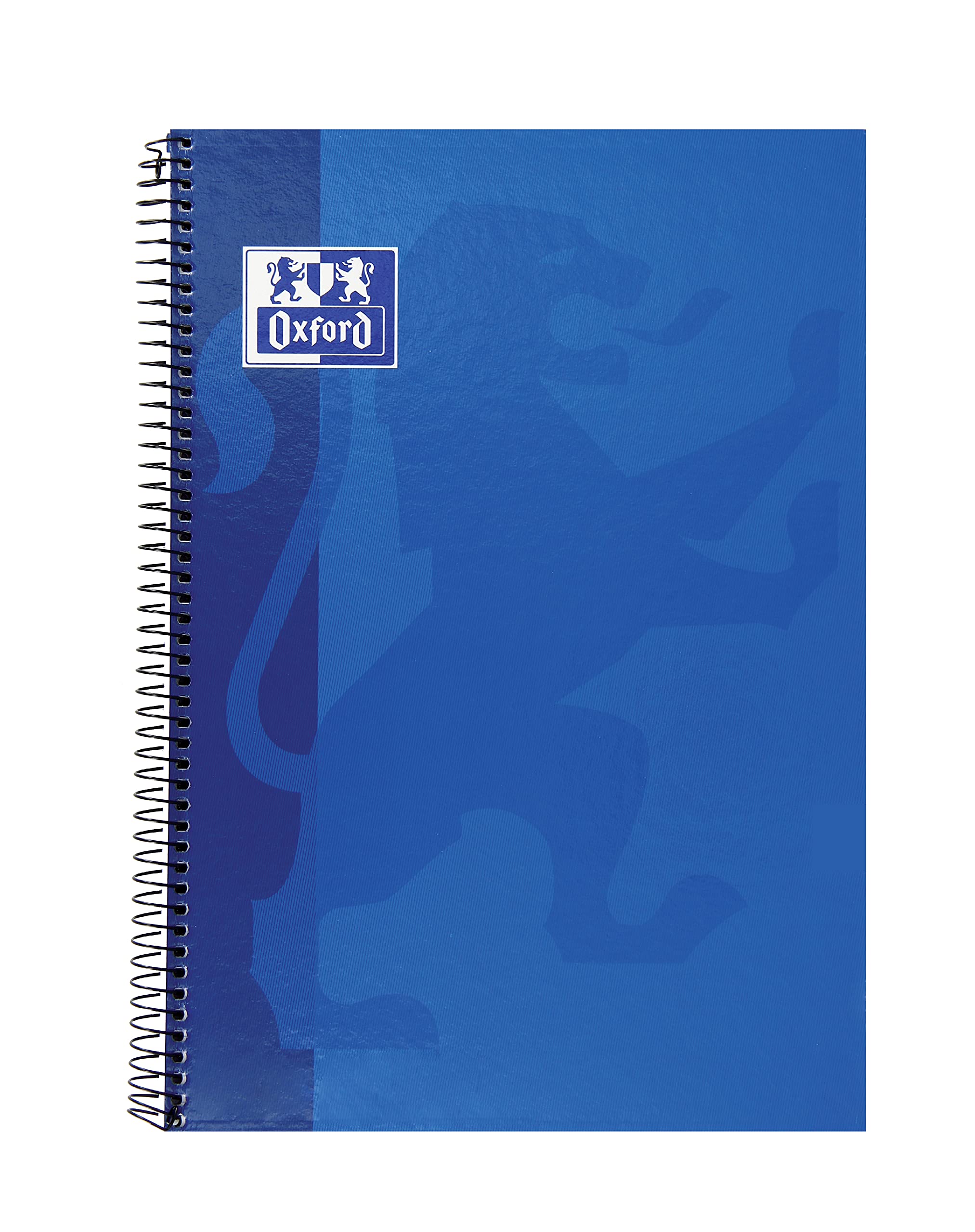 Oxford, Notatniki A4 (Folio), 4 x 4 okładka, 80 arkuszy, opakowanie 5 zeszytów, żywe różne kolory