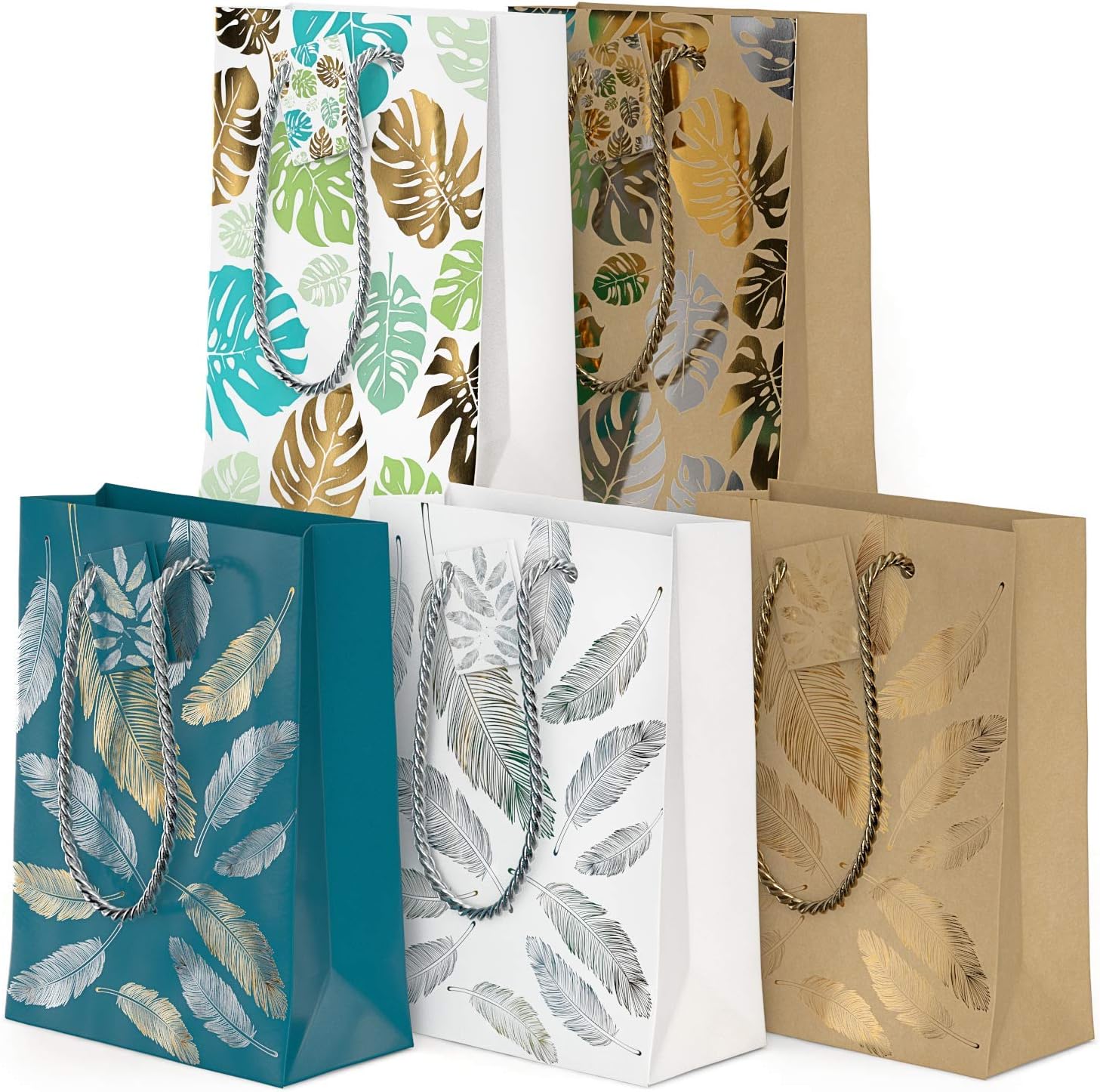 Hоt Dеаlѕ ARTEZA Gift Bags 9.5 x 7 x3.4 Inches, set of 15 Pieces, 5 Mixed Designs, 2 Kraft and 3 Colored Leaves and Feathers Pattern, 3 Pieces in Each Design 🔥 Cаѕhbасk uр tо 70% ARTEZA Gift Bags 9.5 x 7 x3.4 Inches, set of 15 Pieces, 5 Mixed Designs, 2 Kraft and 3 Colored Leaves and Feathers Pattern, 3 Pieces in Each Design