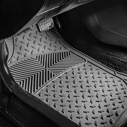 Miniatura 2 de Alfombrillas automotrices grises resistentes al clima para protección de todo tipo de clima, ajuste universal para adaptarse a la mayoría de