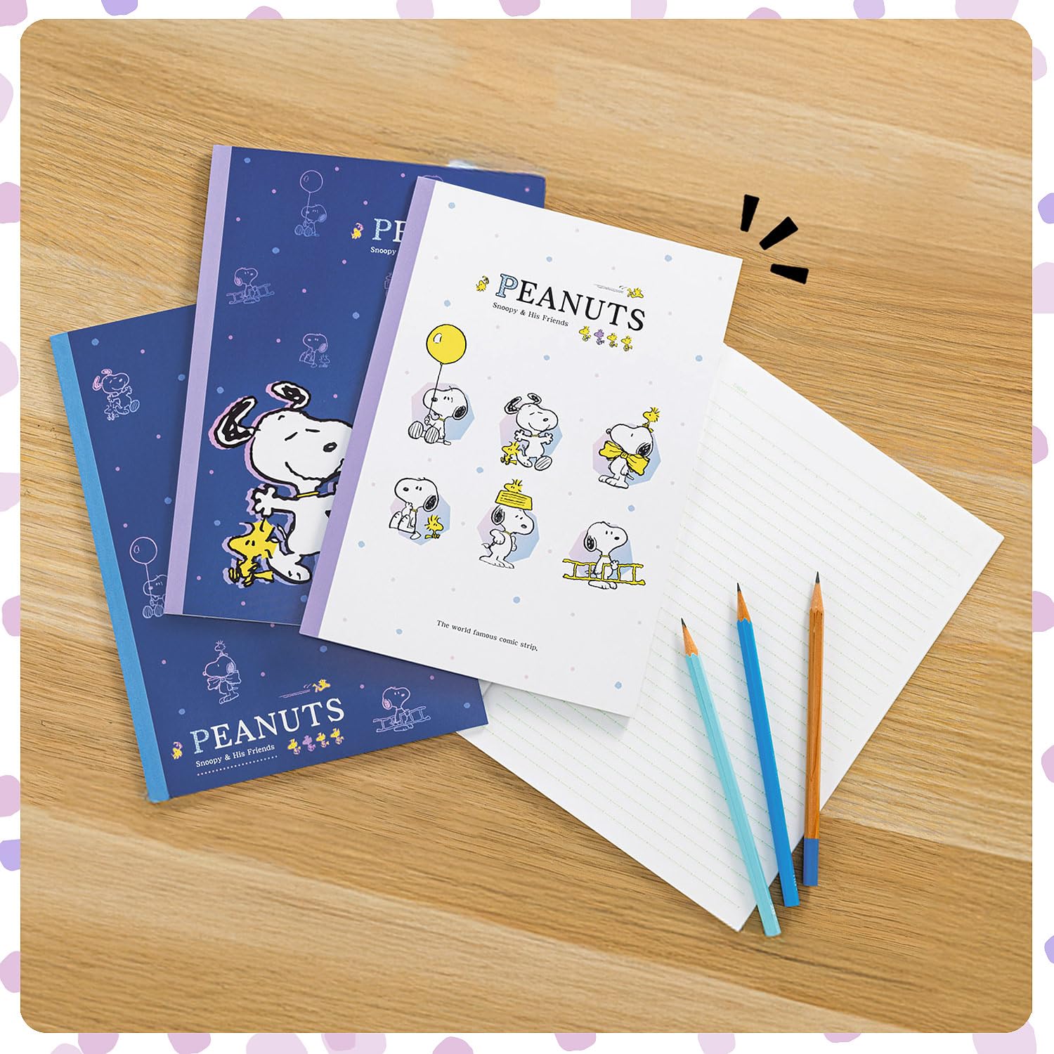SNOOPYノート３７冊セット　PEANUTS Amazon.co.jp: 山野紙業 PEANUTS ノート 横罫 4冊パック スヌーピー P