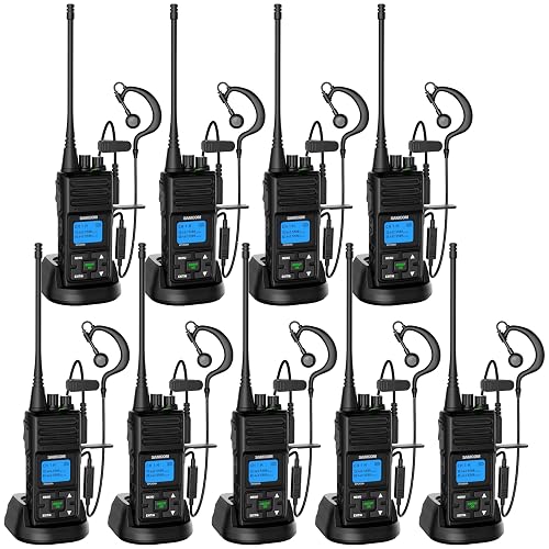 SAMCOM Programmable UHF Two Way Radios 9 Packs
