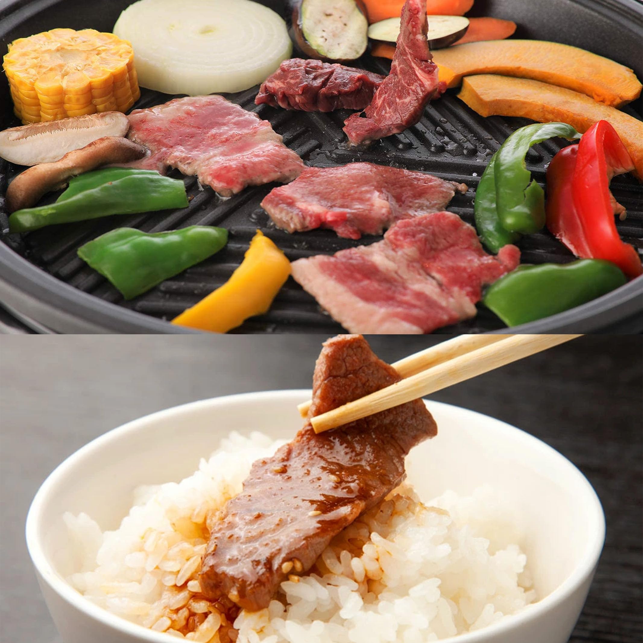 Amazon.co.jp: 3種の部位盛り 焼肉セット 800g【 牛タン カルビ ハラミ