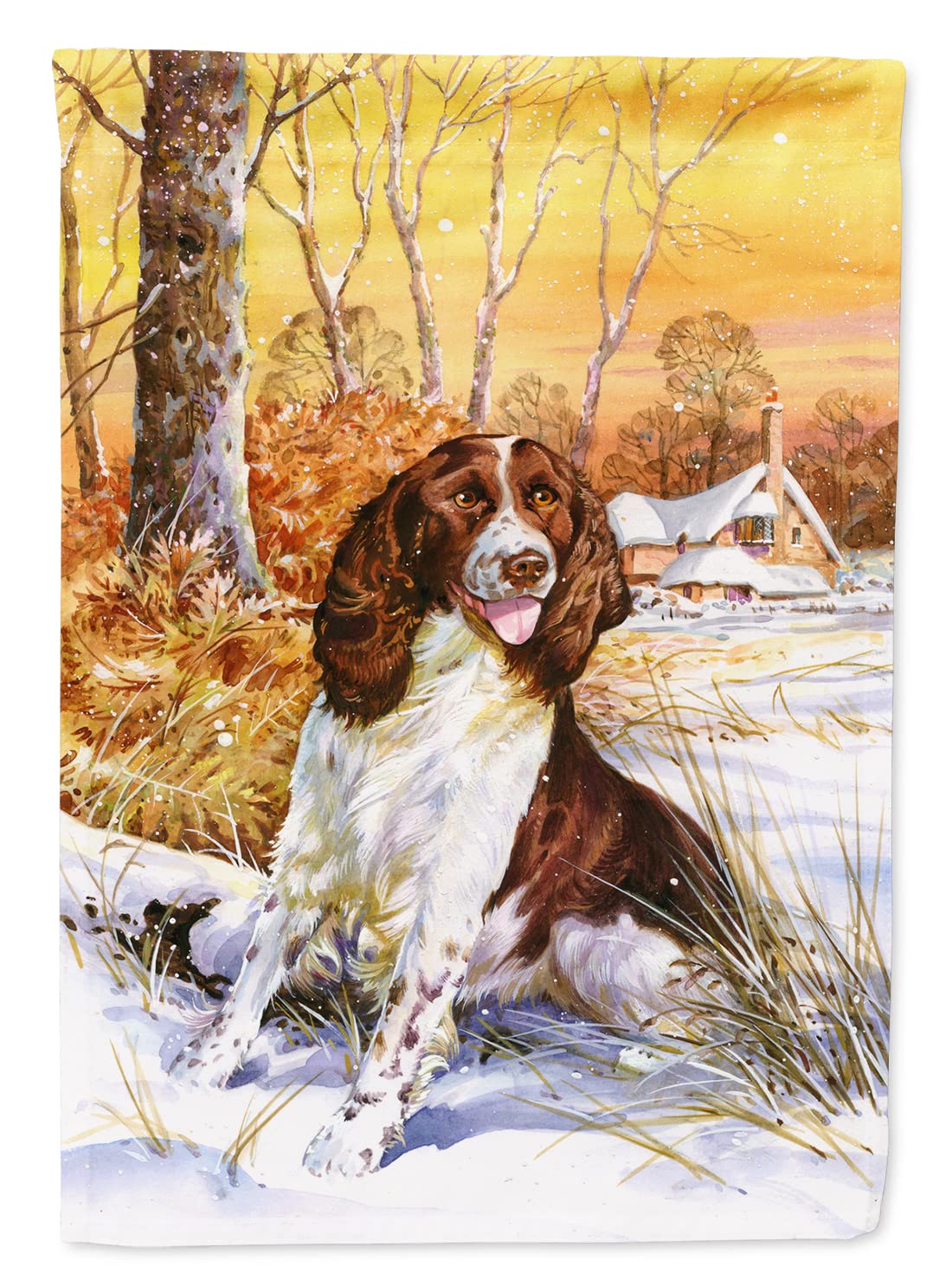 Drapeau maison épagneul Springer Don Squires cadeau idéal pour passionné de chiens