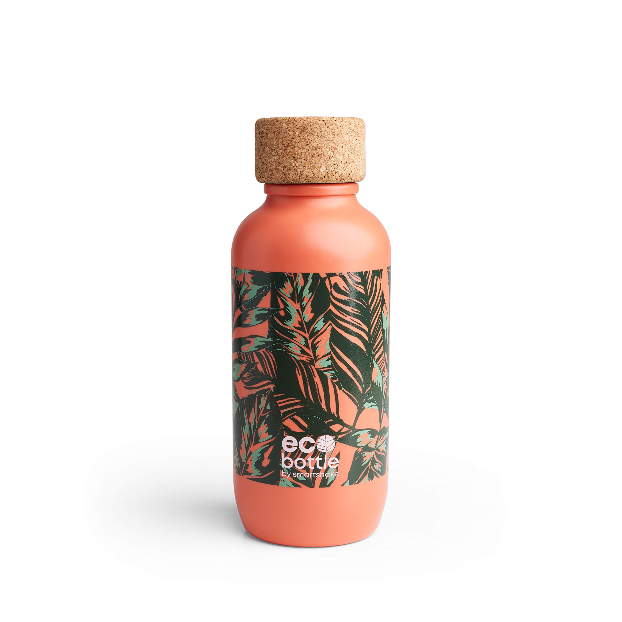 Smartshake Trinkflasche Smartshake EcoBottle 650 Coral Leaves, 0.07497 kg