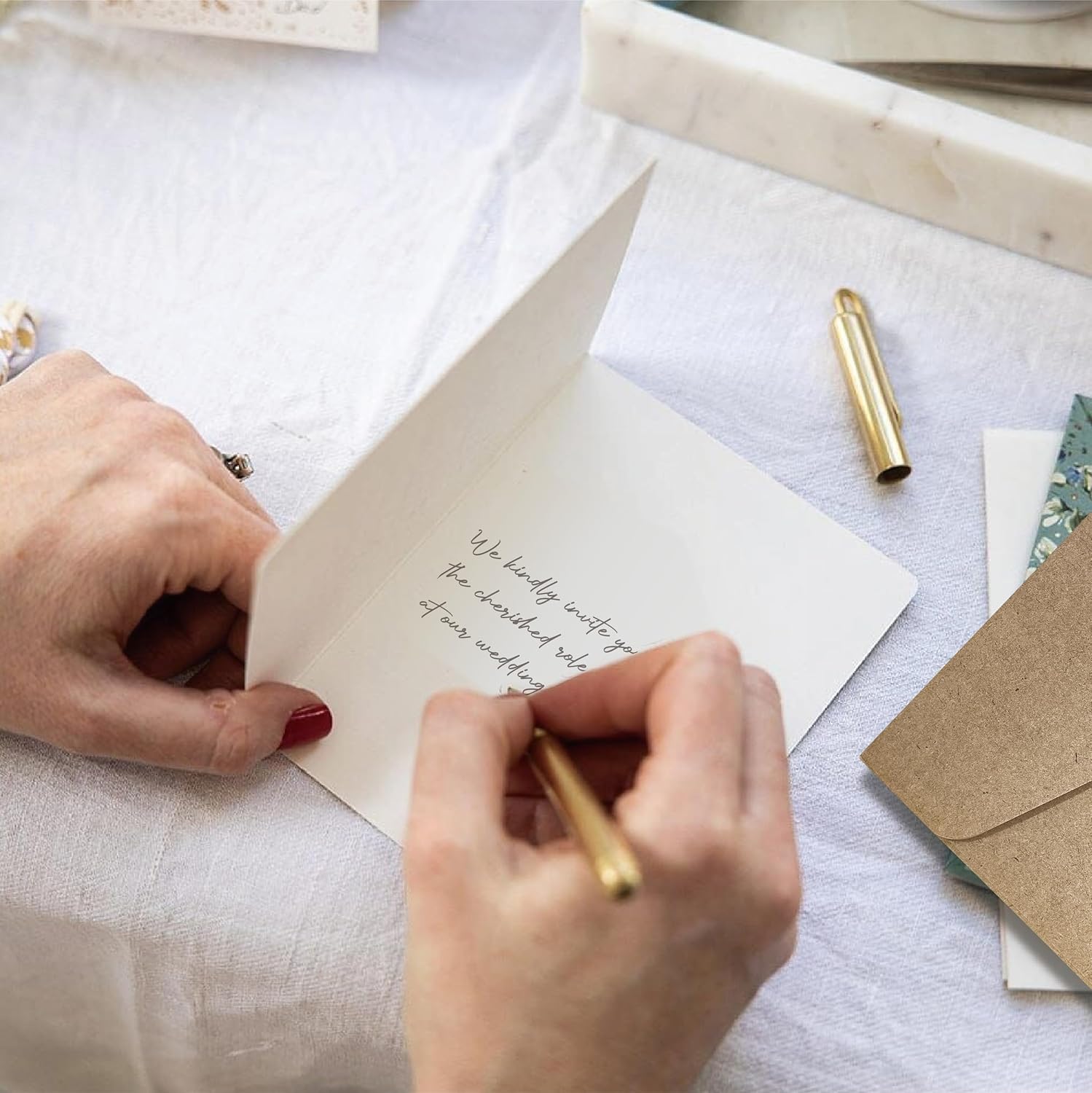 Mr&MrsGifts 2 Pcs Wedding Cards for Groom and Bride, To My Bride and My Groom On Our Wedding Day Card Groom & Bride A image 7 of 7 B0F23ZCSRL