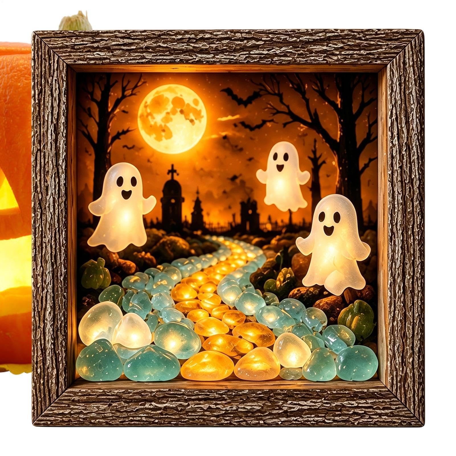 Kit di scatola dei ricordi di Halloween fai da te rustico decorazione