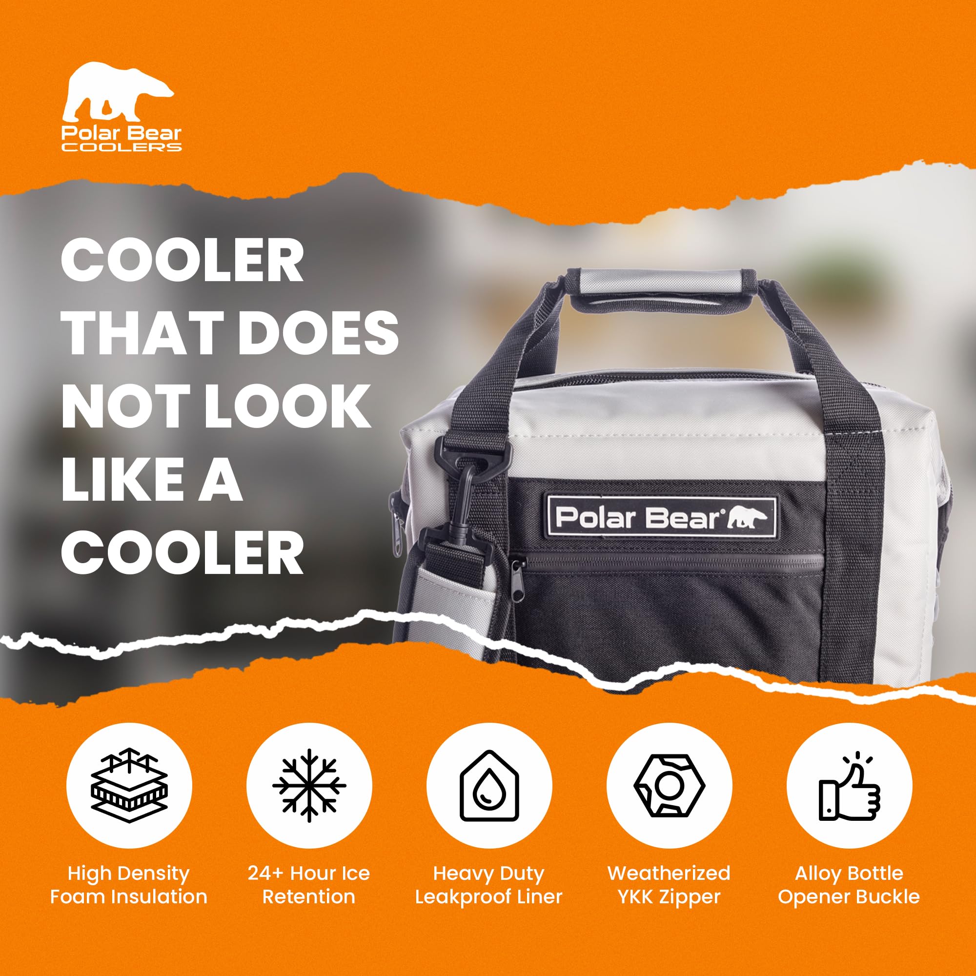 Amazon | Polar Bear Coolers オリジナルソフトクーラー Amazon | Polar Bear Coolers オリジナルソフトクーラー
