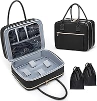 Damero Lockable Discreet Adult Toy Storage Bag - Large Capacity with Dividers, Pockets & 3-Digit Combo Lock for Secure Privacy