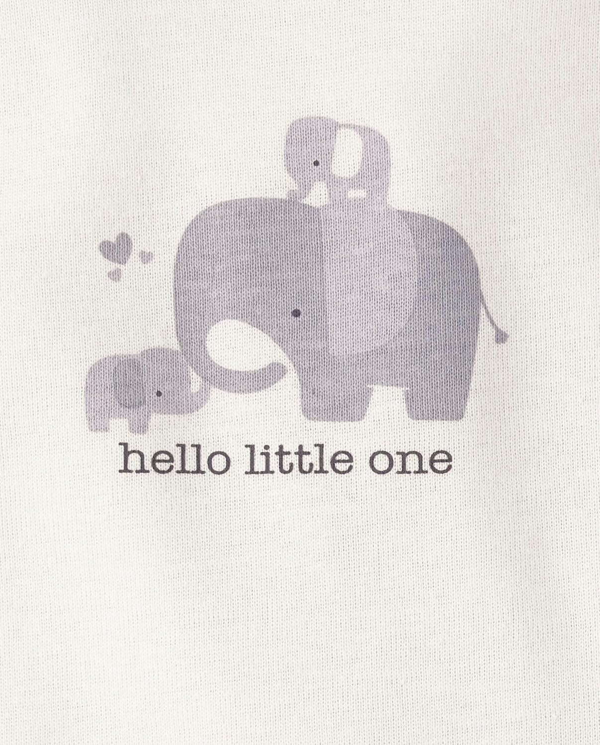 The Children's Place Unisex Baby And Newborn 100% Cotton Take Me Home 3-piece Long, Short Sleeve Bodysuit, and Pant - Image 2