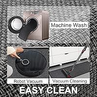 Vista 7 de Tapete de Cocina 1 PCS, Alfombras Acolchadas Antideslizantes para Piso de Cocina, Tapete Corredor Absorbente de Comodidad para Estar de Pie Lavable