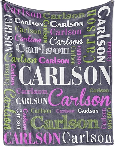 Mantas personalizadas con nombre para niños mantas de bebé personalizadas para niños y niñas manta de nombre personalizada súper suave para niños