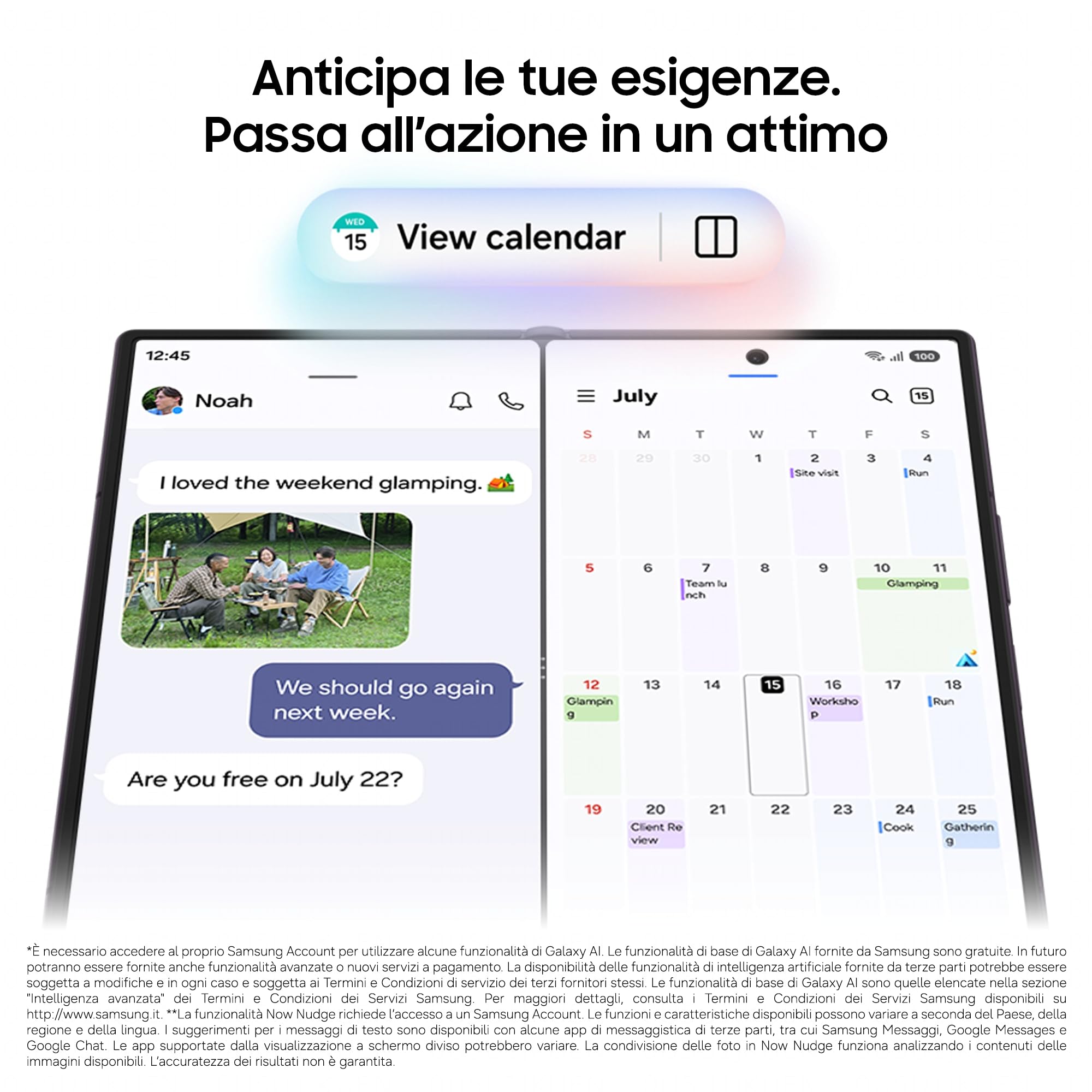 Samsung Galaxy Z Fold8 Ultra, 256GB, Violet Shadow [Versione Italiana] | Processore Potente, Batteria 5000 mAh, Multischermo, RAM 12GB, Camera 200 MP, Now Nudge, Assistente Foto