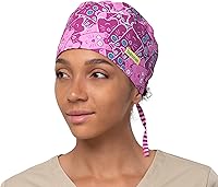 Vista 88 de Print Scrub Caps - Sombrero perfecto para enfermeras, médicos y EMTs..