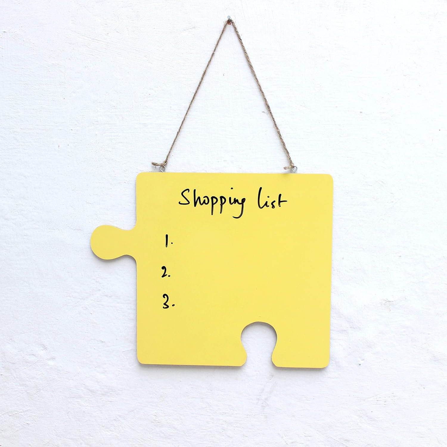 IVEI Puzzle Shaped Dry Erase Board(Yellow)