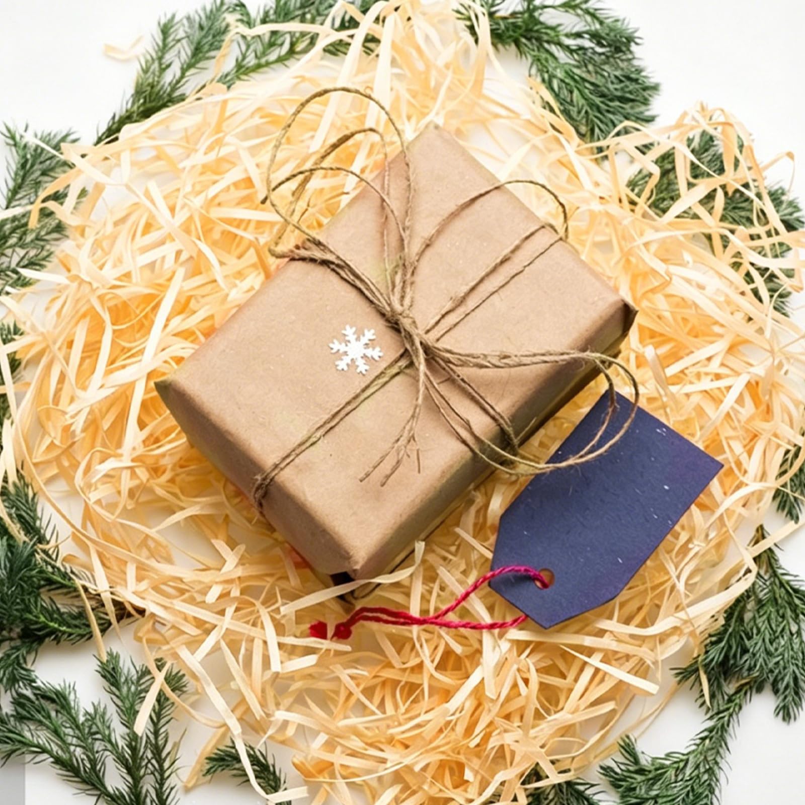 WOPPLXY Riempimento della scatola regalo della carta velina triturata champagne 1.5KG | Carta velina sminuzzata per riempire cestini, champagne, carta velina triturata per scatole regalo, cesti, imballaggi