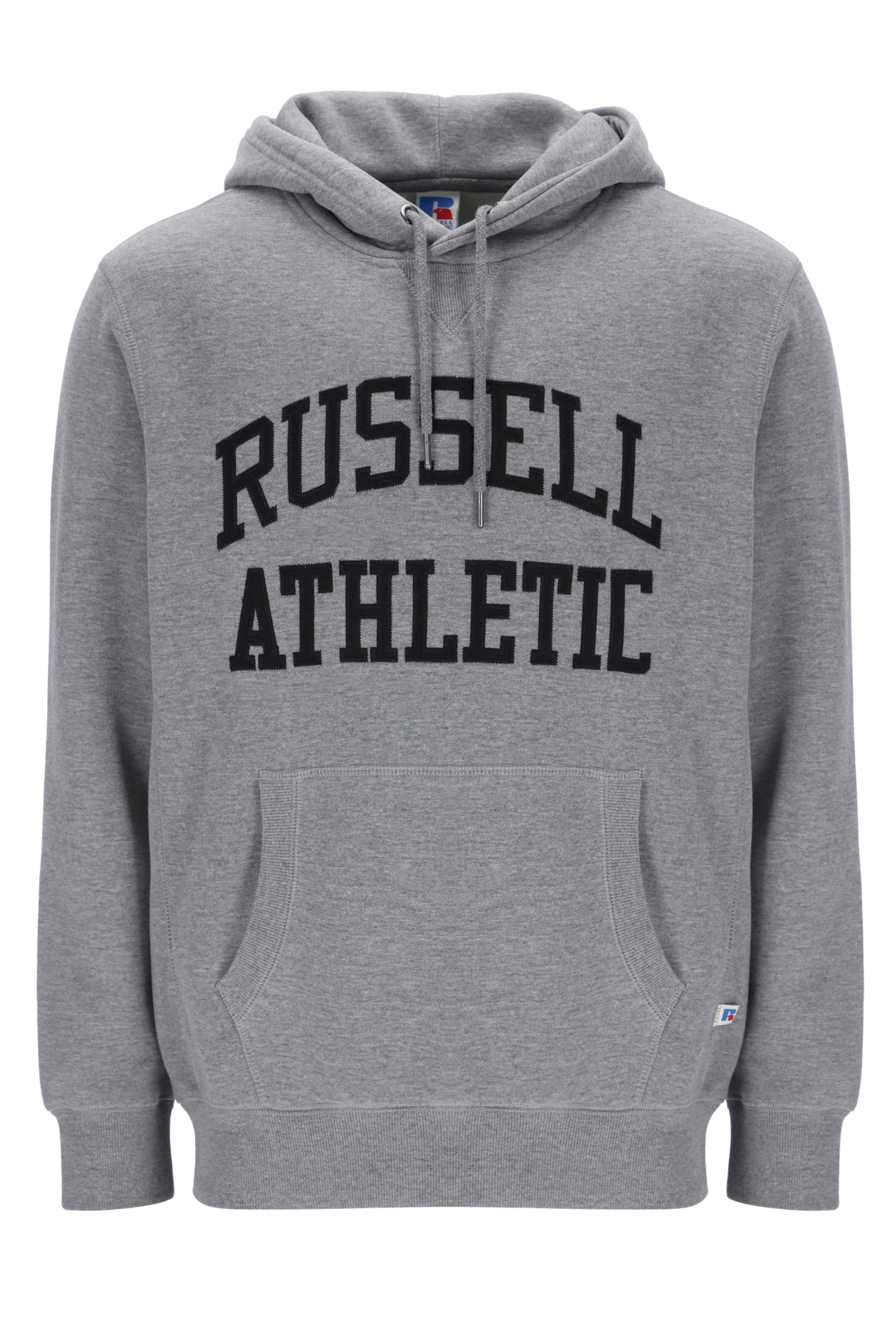 Russell Athletic Mens Iconic-pull Over Hoody Nuring Tunic, Collegiate Grey Marl, M EU