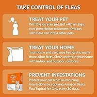 Vista 5 de Tienda Basics Tratamiento tópico preventivo contra pulgas para gatos medianos (5-9 libras), 6