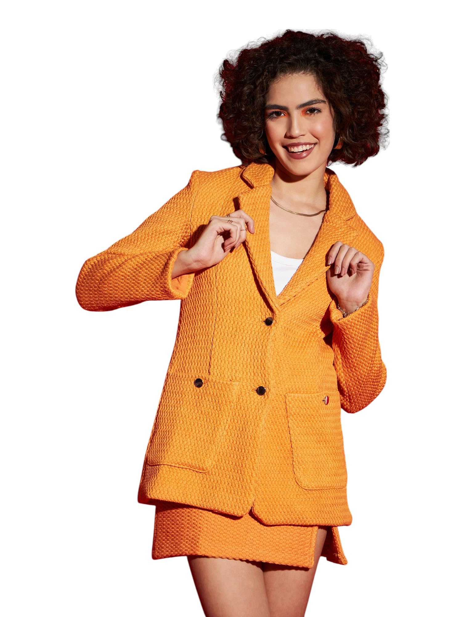 Women's Regular Fit Blazer-image-9