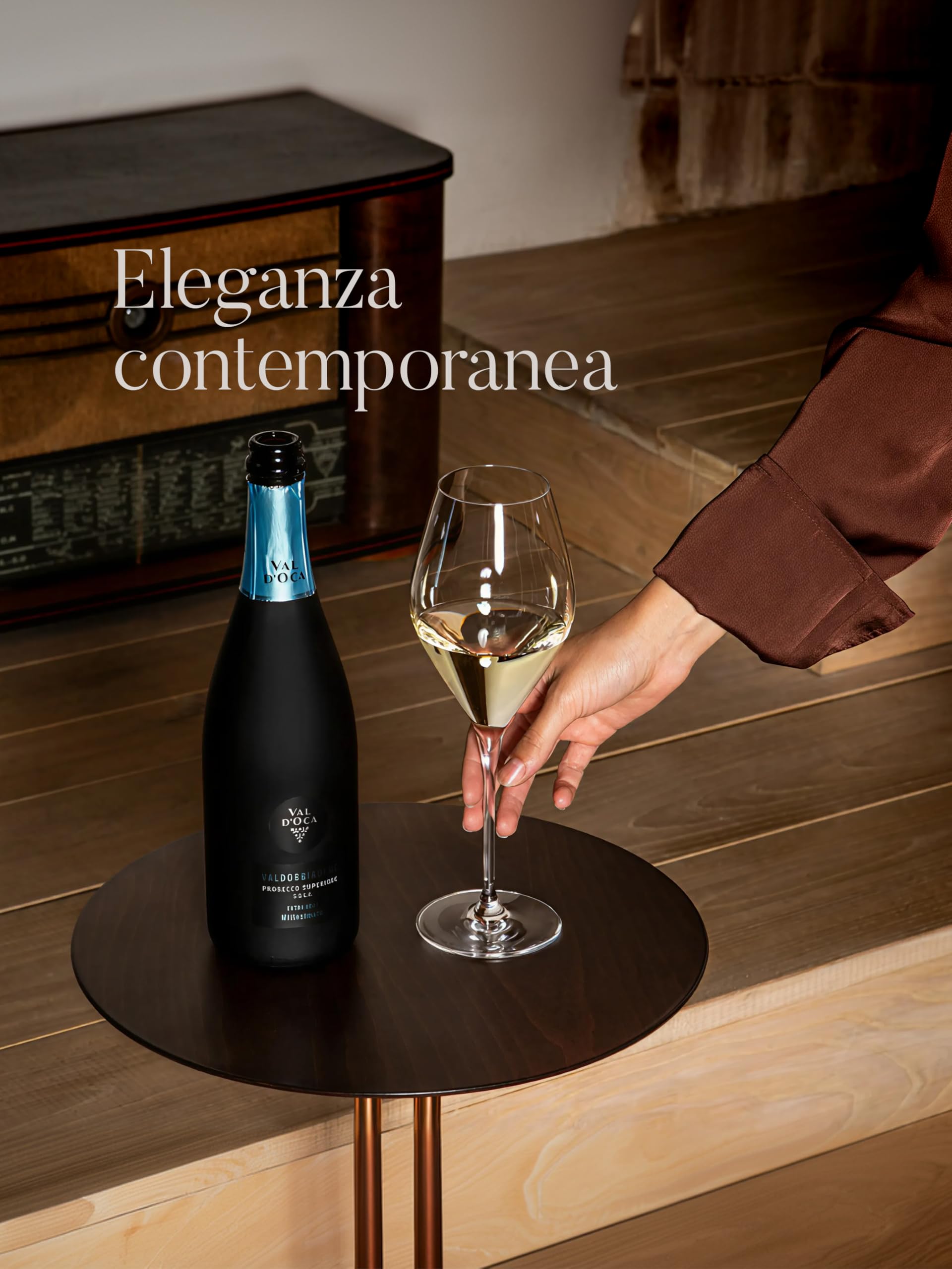 VAL D'OCA - Extra Brut Millesimato - Valdobbiadene Prosecco Superiore DOCG Extra Brut Millesimato - 6 Bottiglie da 750 ml